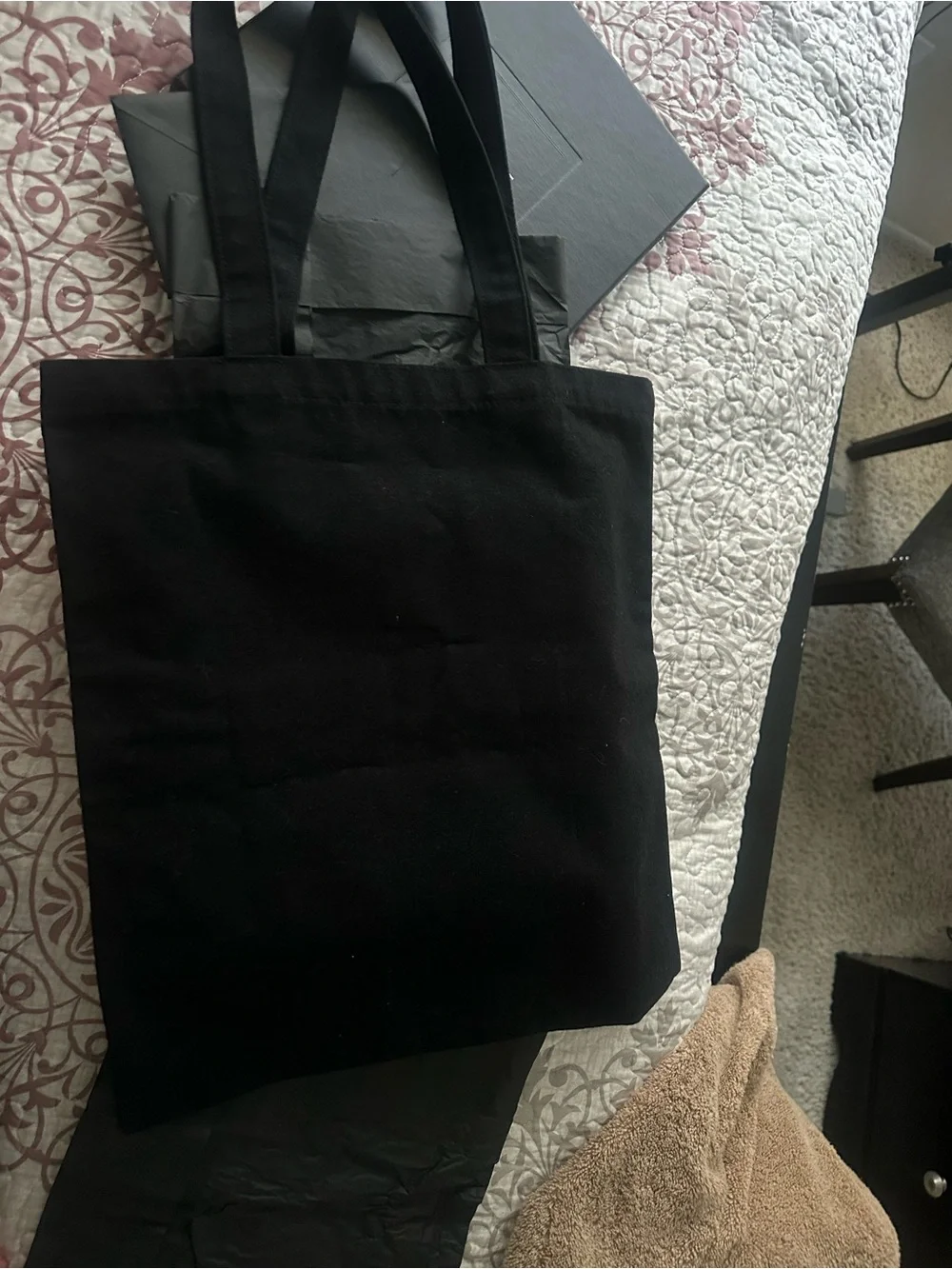 Saint Laurent Black Tote-I want to do bad things with you - Picture 4 of 11